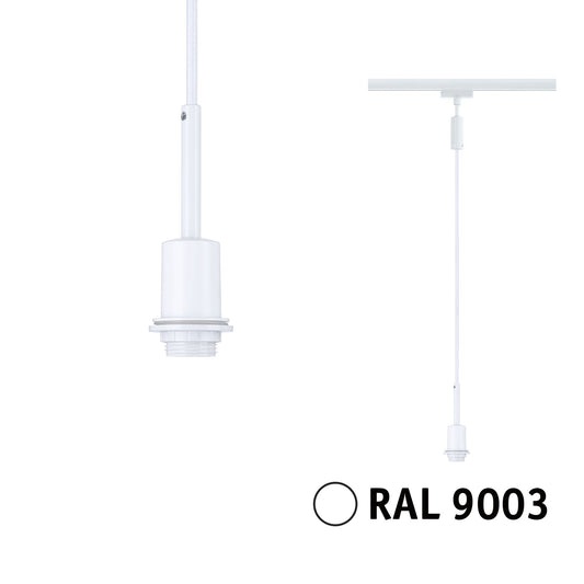 Paulmann URail Pendel DecoSystems Basic E14  max. 20W  dimmbar 230V Signalweiß