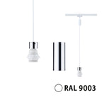 Paulmann URail Pendel 2Easy E27  max. 20W  dimmbar 230V Signalweiß