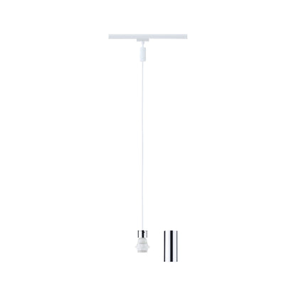 Paulmann URail Pendel 2Easy E27  max. 20W  dimmbar 230V Signalweiß