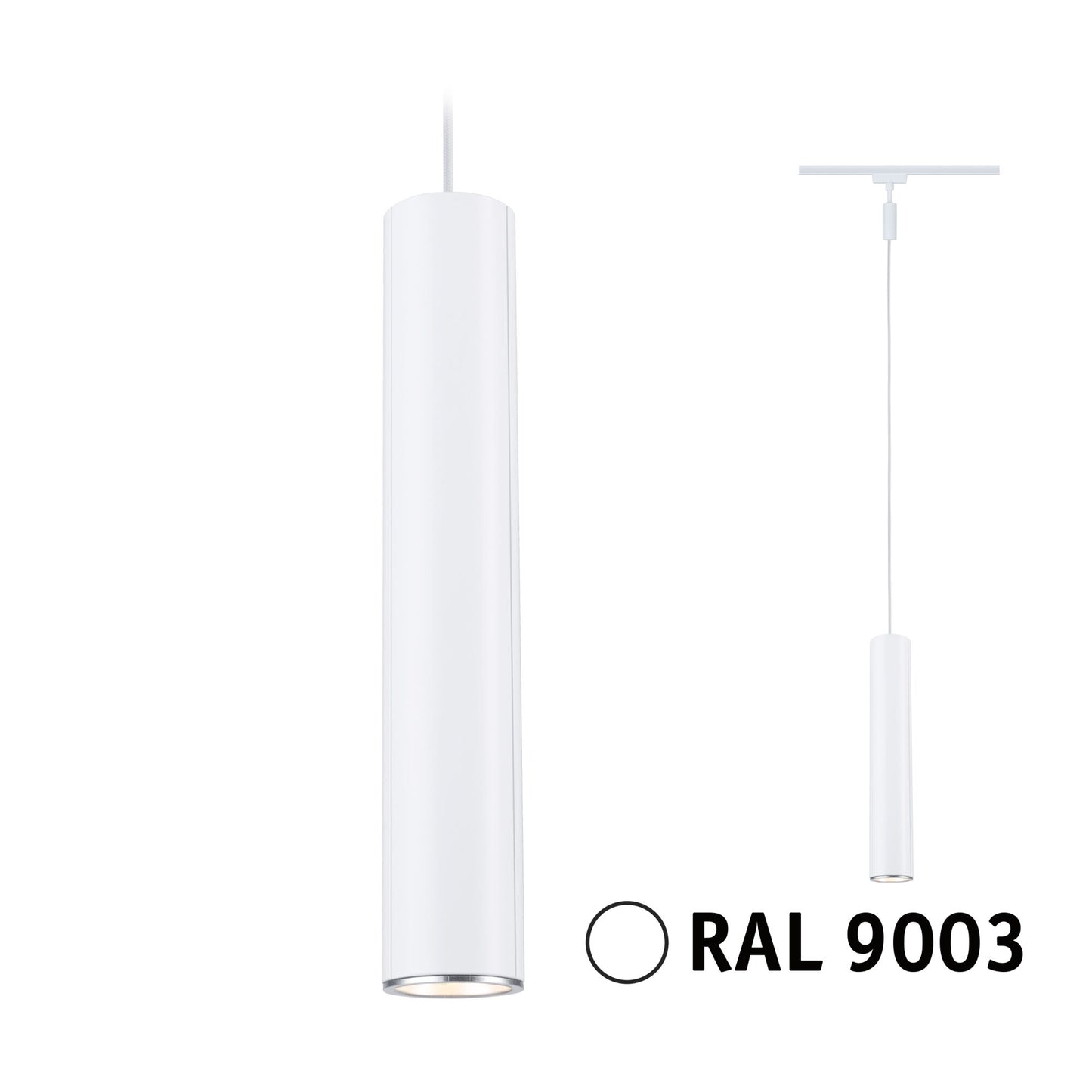 Paulmann URail Pendel Catalejo GU10  max. 10W  dimmbar 230V Signalweiß