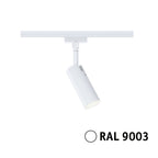 Paulmann URail LED Schienenspot Tubo Einzelspot 3-Step-Dim   150lm 4W 3000K dimmbar 230V Signalweiß