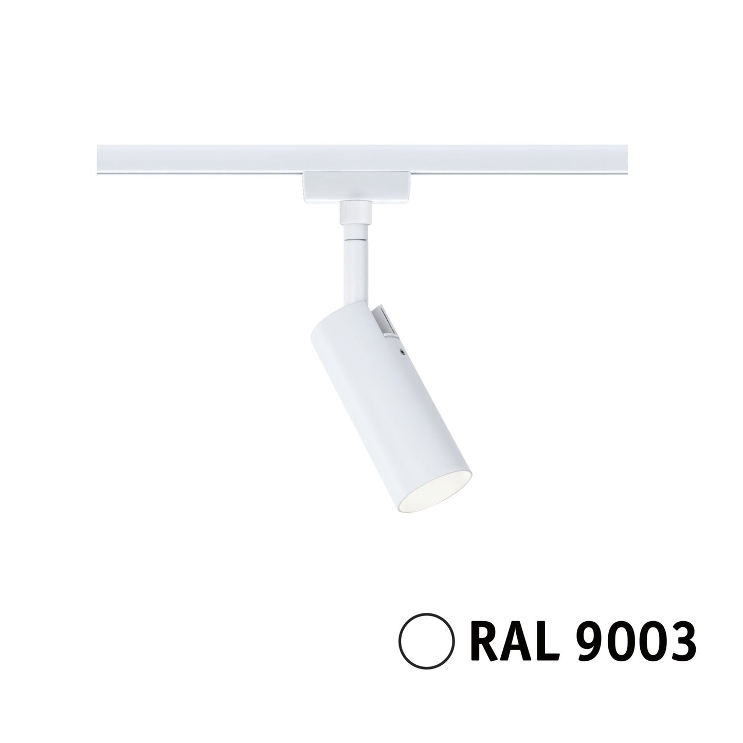 Paulmann URail LED Schienenspot Tubo Einzelspot 3-Step-Dim   150lm 4W 3000K dimmbar 230V Signalweiß