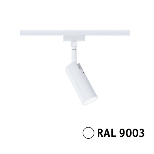 Paulmann URail LED Schienenspot Tubo Einzelspot 3-Step-Dim   170lm 4W 4000K dimmbar 230V Signalweiß