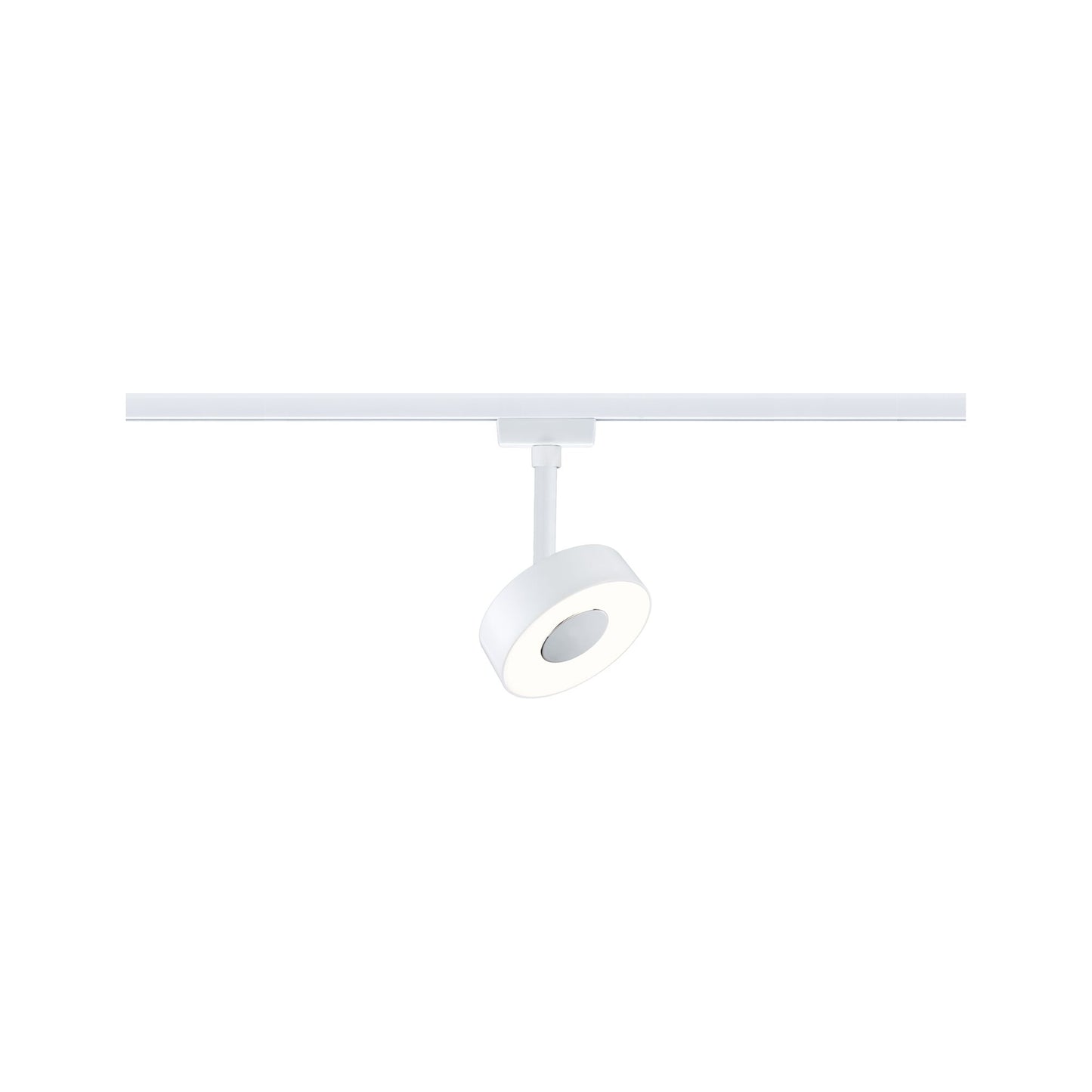 Paulmann URail LED Schienenspot Circle Einzelleuchte 180lm 5W 3000K dimmbar 230V Signalweiß