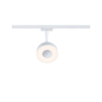 Paulmann URail LED Schienenspot Circle Einzelleuchte 180lm 5W 3000K dimmbar 230V Signalweiß