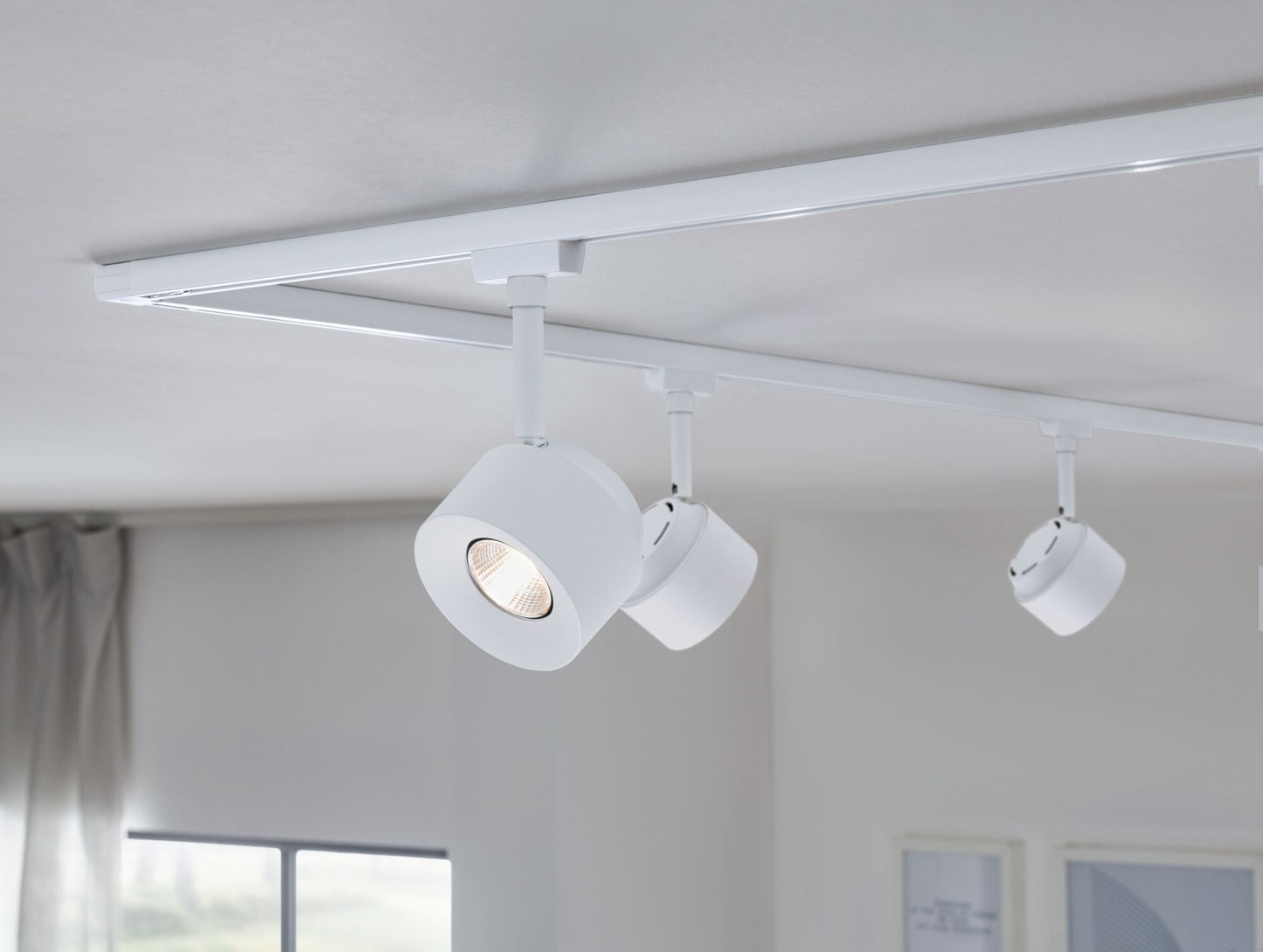 Paulmann URail LED Schienenspot Pane 650lm 7,4W 3000K dimmbar 230V Signalweiß
