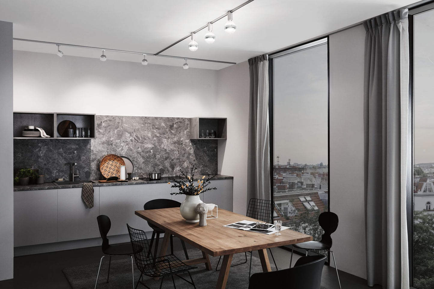 Paulmann URail LED Schienenspot Pane 680lm 7,4W 4000K dimmbar 230V Signalweiß