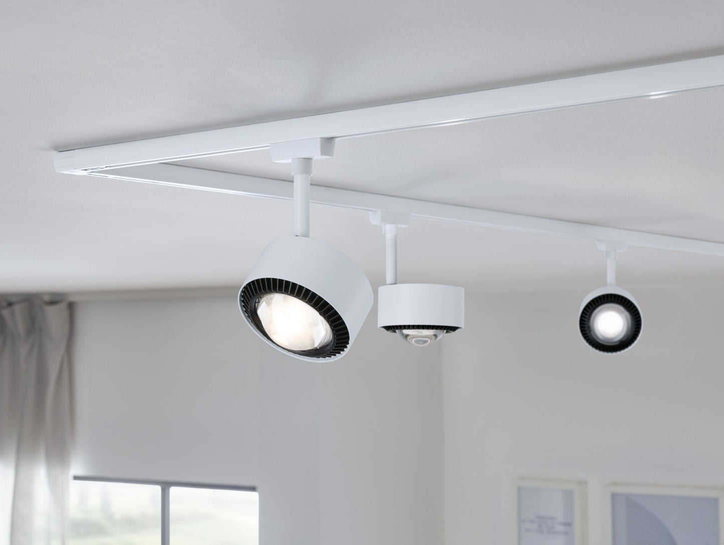 Paulmann URail LED Schienenspot Aldan Einzelspot 470lm 8W 3000K dimmbar 230V Signalweiß