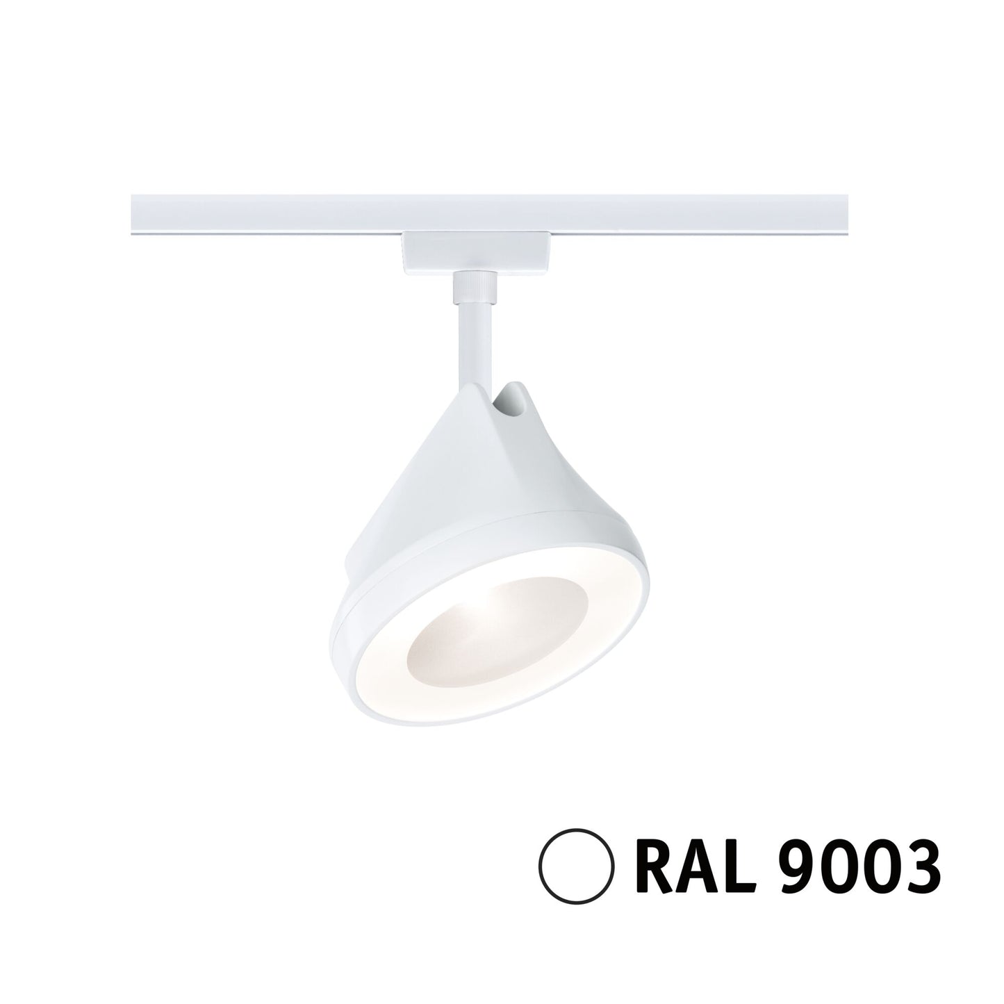 Paulmann URail LED Schienenspot Arena Einzelspot 850lm 15W 2700K dimmbar 230V Signalweiß