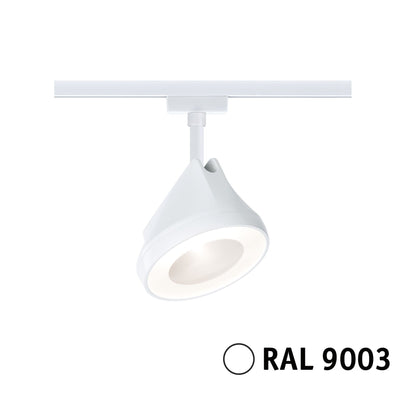 Paulmann URail LED Schienenspot Arena Einzelspot 850lm 15W 2700K dimmbar 230V Signalweiß