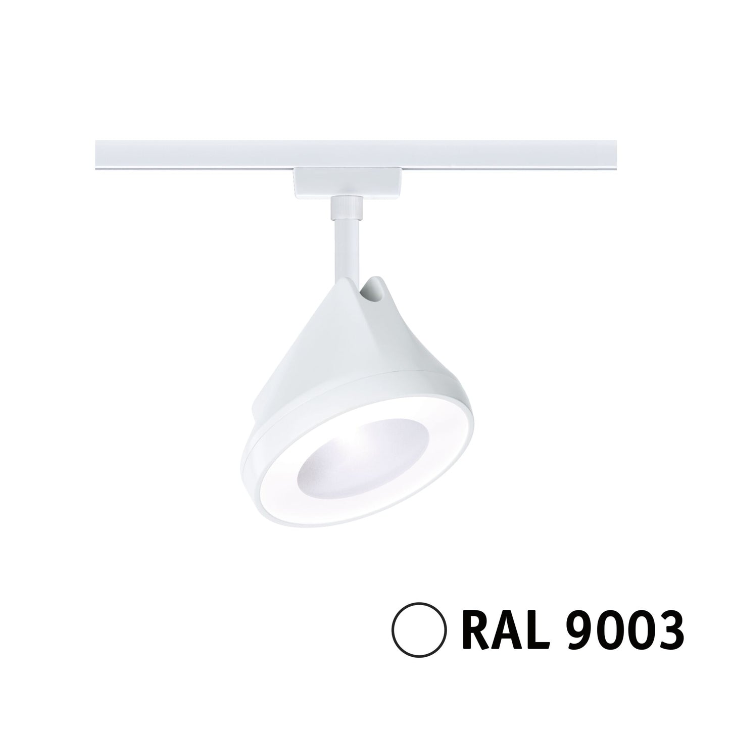 Paulmann URail LED Schienenspot Arena Einzelspot 900lm 15,1W 4000K dimmbar 230V Signalweiß