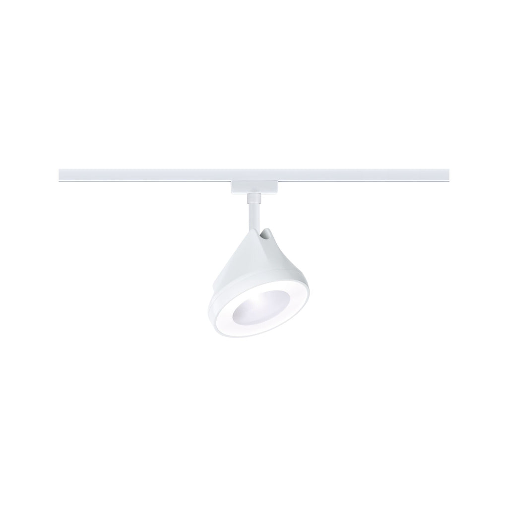 Paulmann URail LED Schienenspot Arena Einzelspot 900lm 15,1W 4000K dimmbar 230V Signalweiß