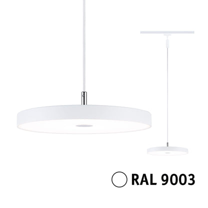 Paulmann URail LED Pendel Hildor 3-Step-Dim   850lm 15W 3000K dimmbar 230V Signalweiß