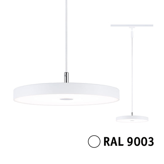 Paulmann URail LED Pendel Hildor 3-Step-Dim   850lm 15W 3000K dimmbar 230V Signalweiß