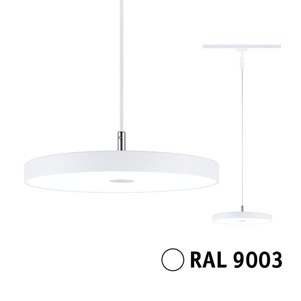 Paulmann URail LED Pendel Hildor 3-Step-Dim   850lm 15W 4000K dimmbar 230V Signalweiß