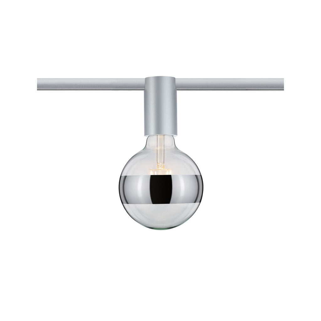 Paulmann URail Ceiling Socket max1x20W E27 Chrom matt 230V Metall