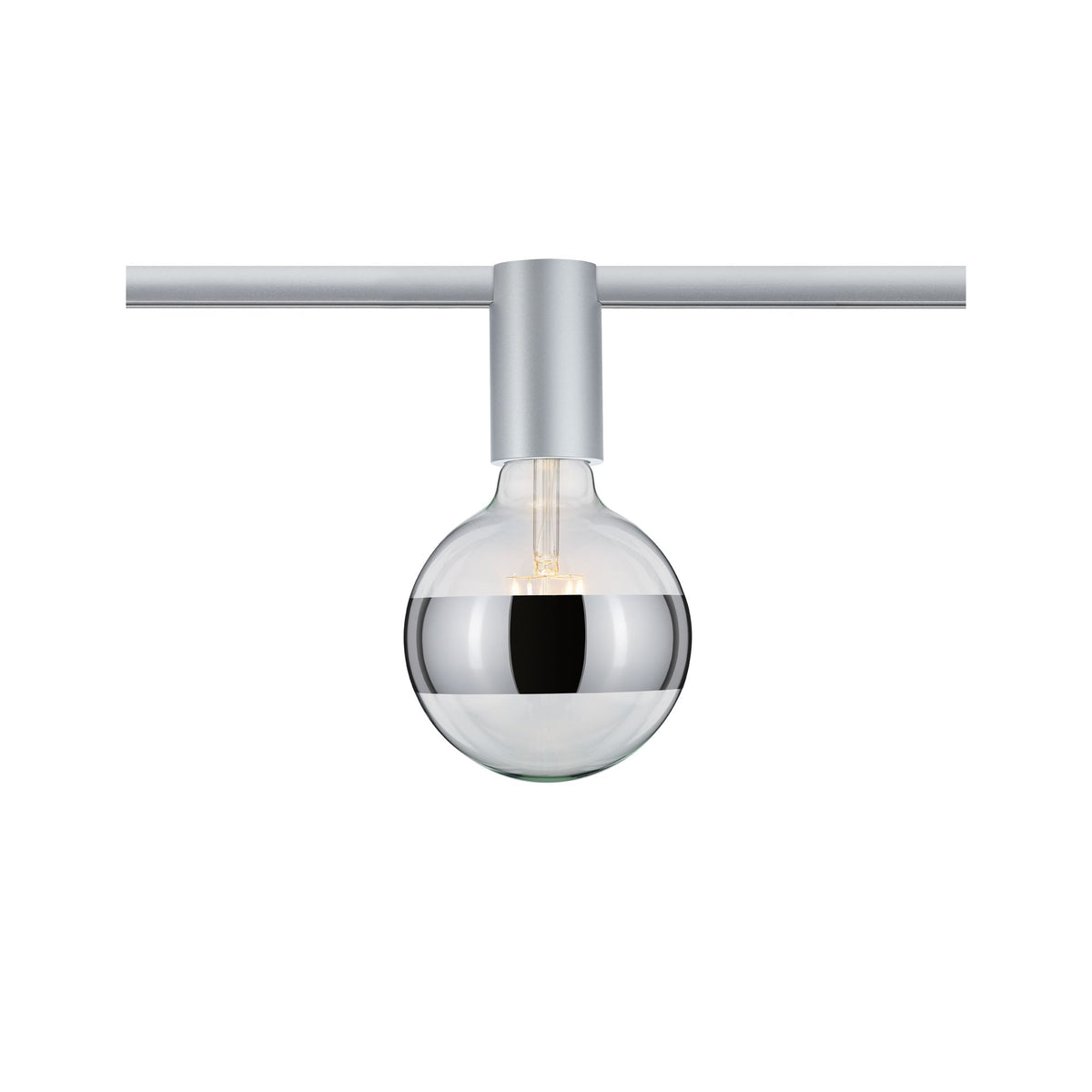 Paulmann URail Ceiling Socket max1x20W E27 Chrom matt 230V Metall