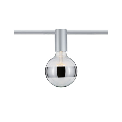 Paulmann URail Ceiling Socket max1x20W E27 Chrom matt 230V Metall