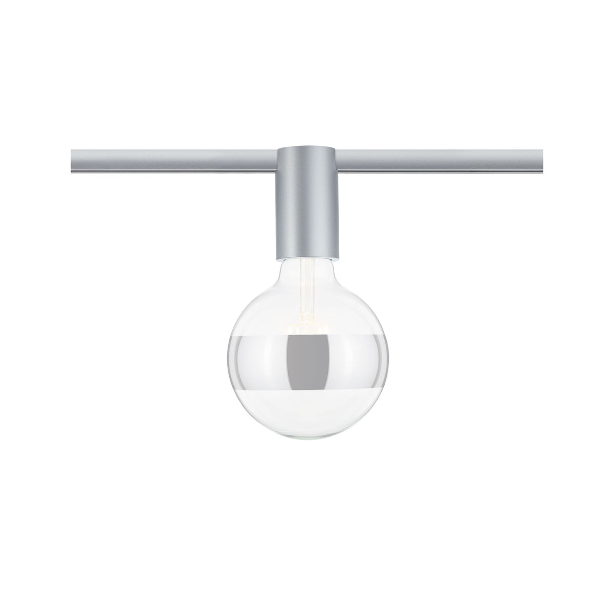 Paulmann URail Ceiling Socket max1x20W E27 Chrom matt 230V Metall