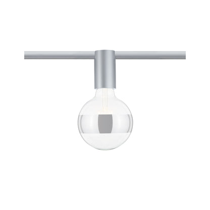 Paulmann URail Ceiling Socket max1x20W E27 Chrom matt 230V Metall