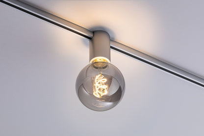 Paulmann URail Ceiling Socket max1x20W E27 Chrom matt 230V Metall