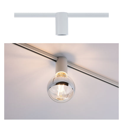 Paulmann URail Ceiling Socket max1x20W E27 Weiß 230V Metall