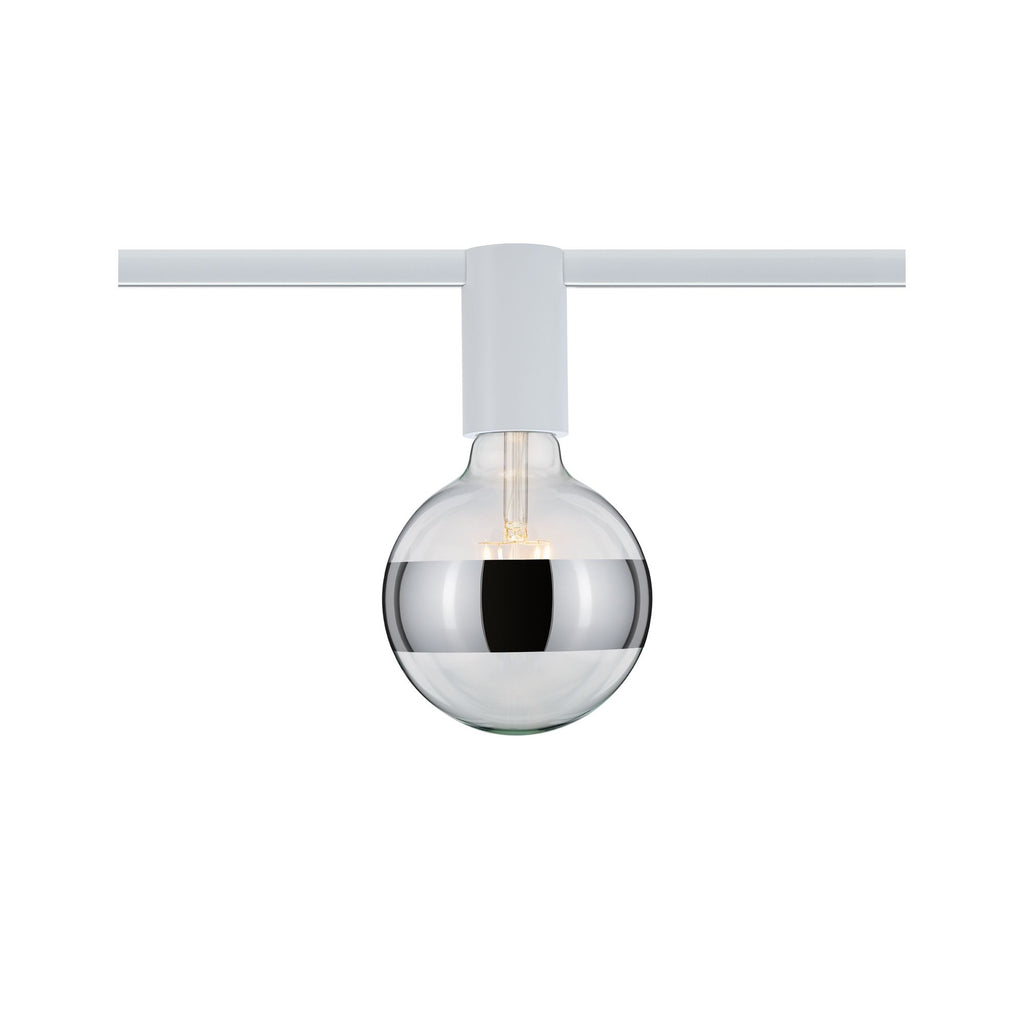 Paulmann URail Ceiling Socket max1x20W E27 Weiß 230V Metall