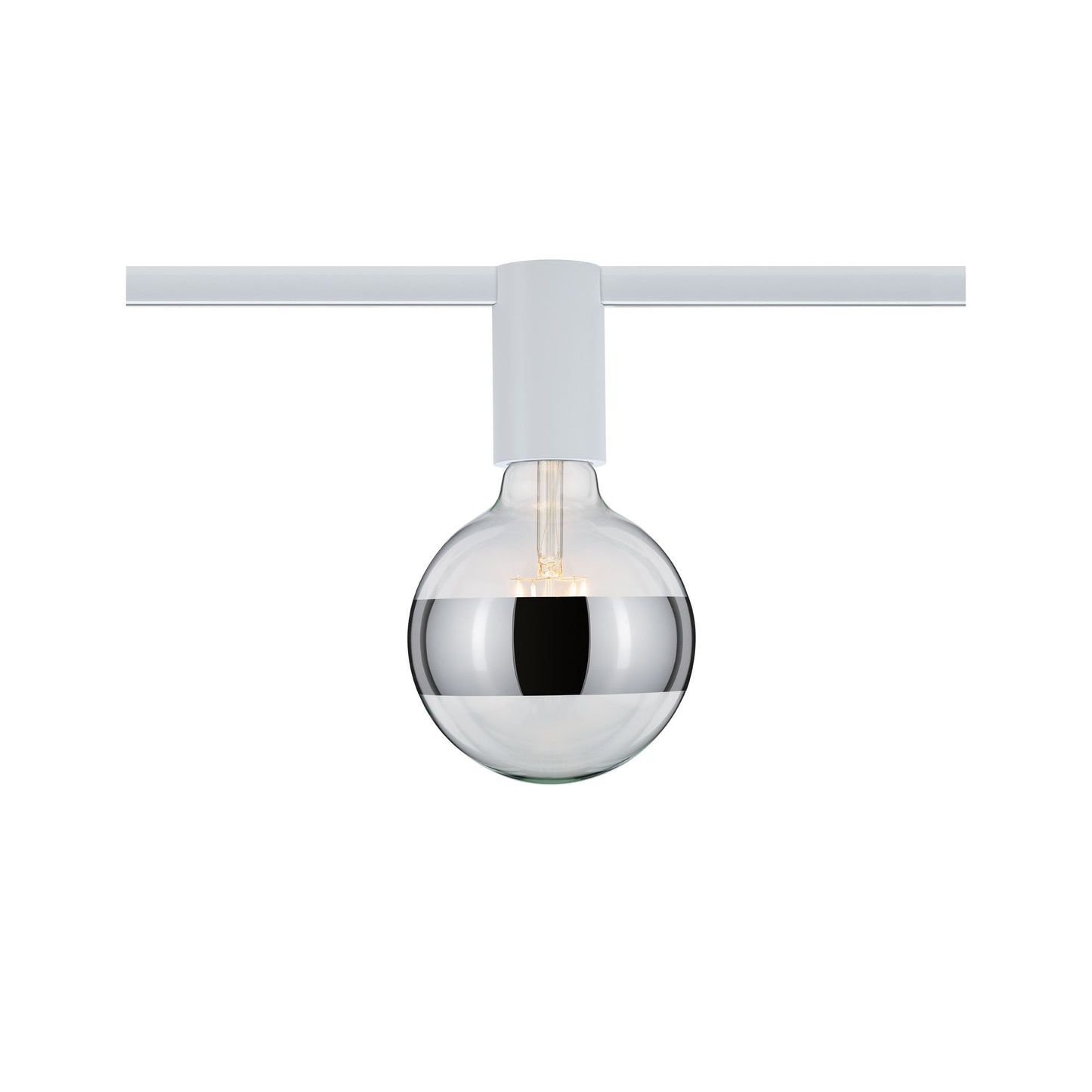 Paulmann URail Ceiling Socket max1x20W E27 Weiß 230V Metall