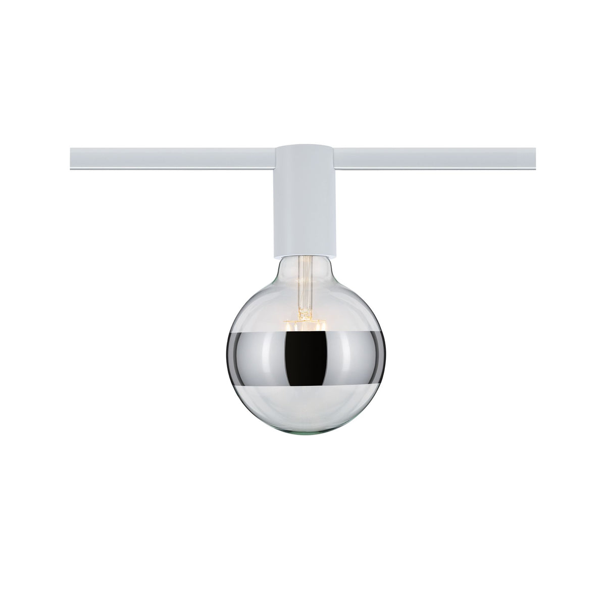Paulmann URail Ceiling Socket max1x20W E27 Weiß 230V Metall