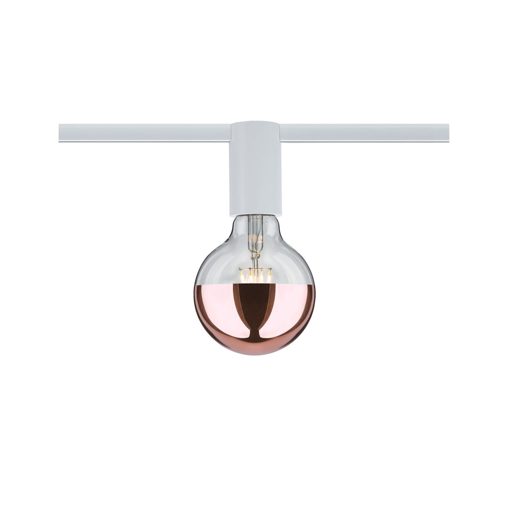 Paulmann URail Ceiling Socket max1x20W E27 Weiß 230V Metall