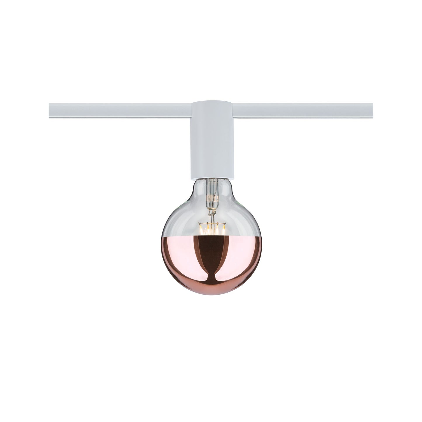 Paulmann URail Ceiling Socket max1x20W E27 Weiß 230V Metall