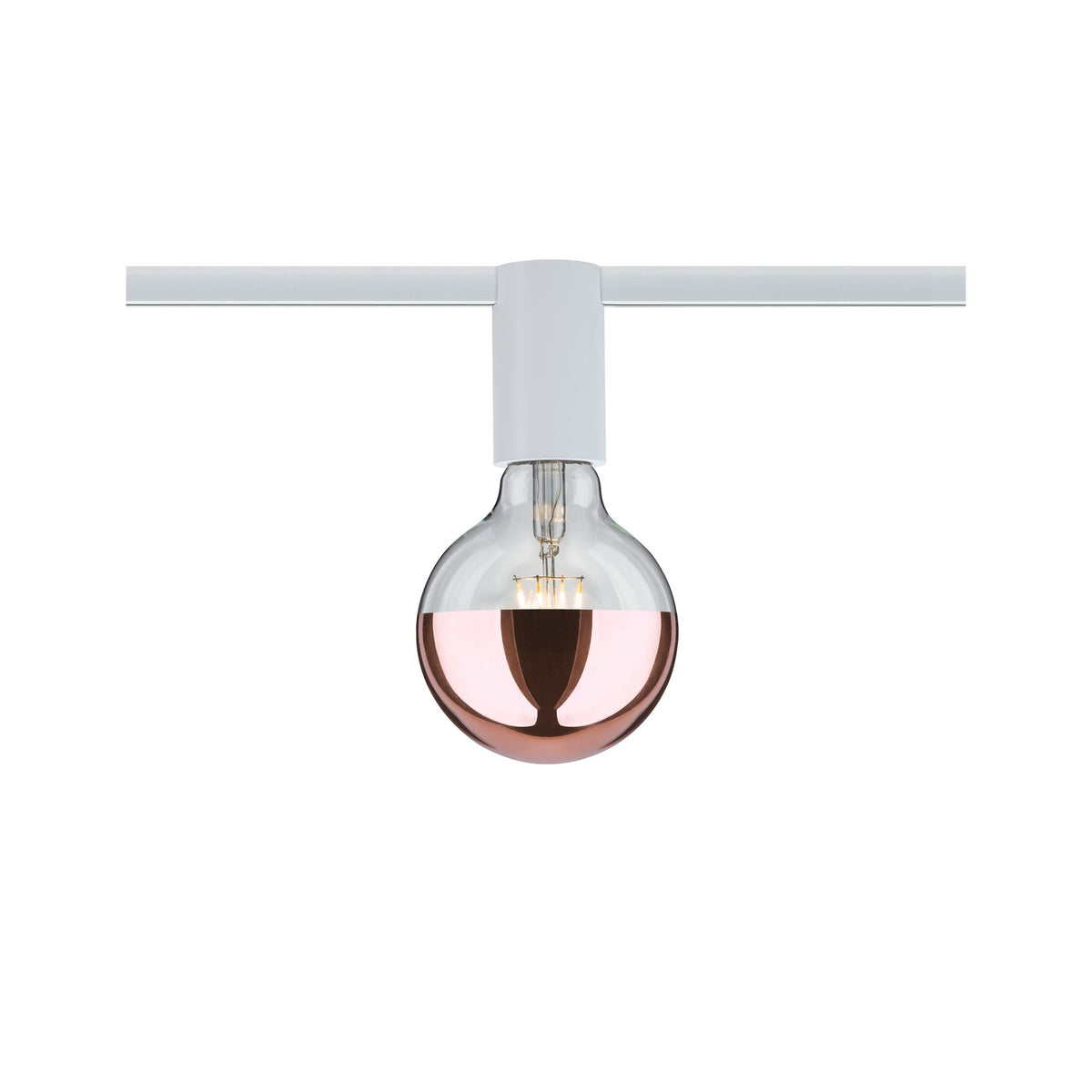 Paulmann URail Ceiling Socket max1x20W E27 Weiß 230V Metall