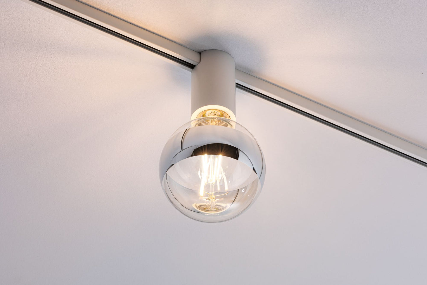 Paulmann URail Ceiling Socket max1x20W E27 Weiß 230V Metall
