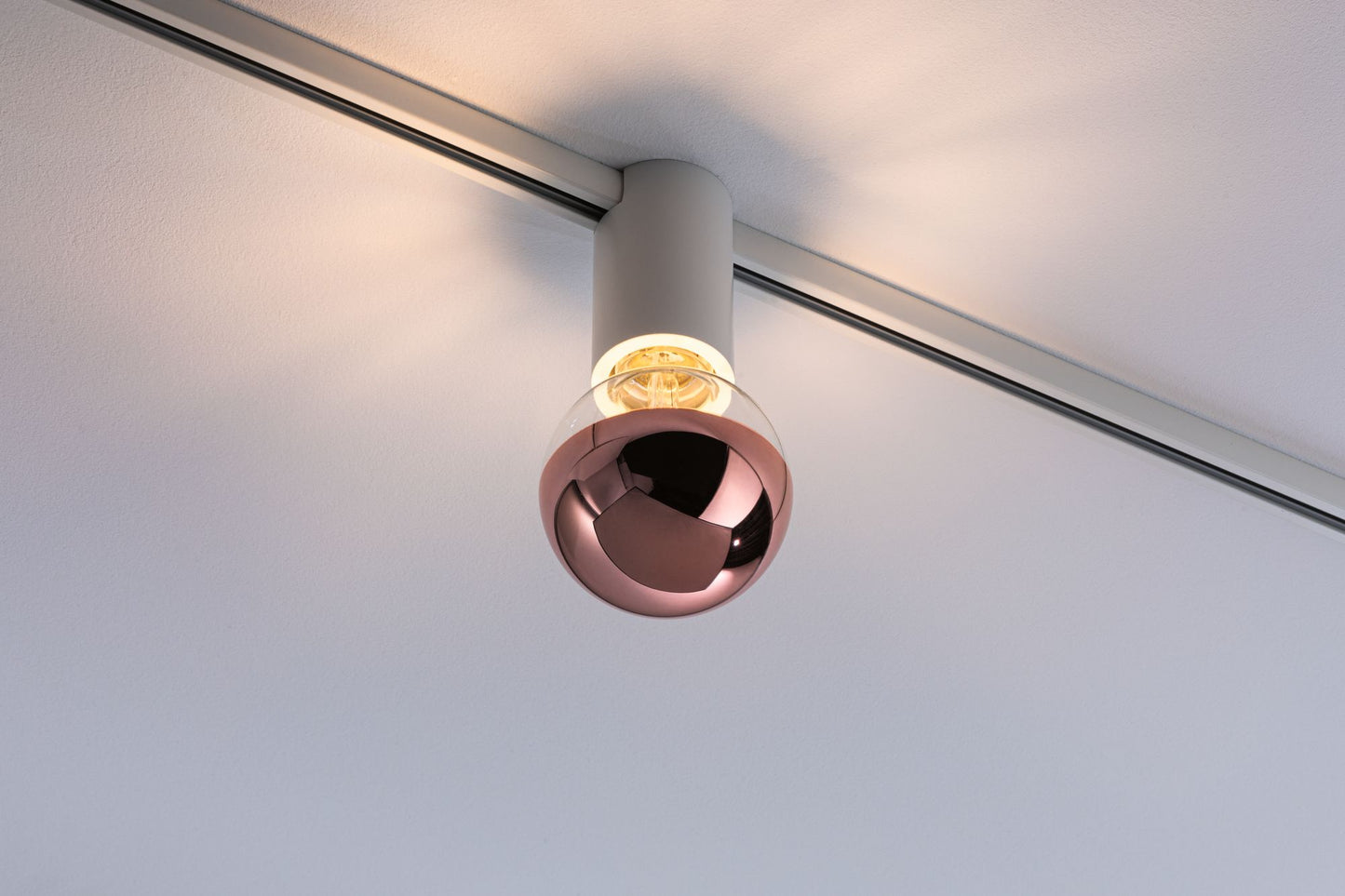 Paulmann URail Ceiling Socket max1x20W E27 Weiß 230V Metall