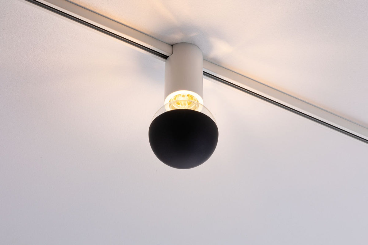 Paulmann URail Ceiling Socket max1x20W E27 Weiß 230V Metall