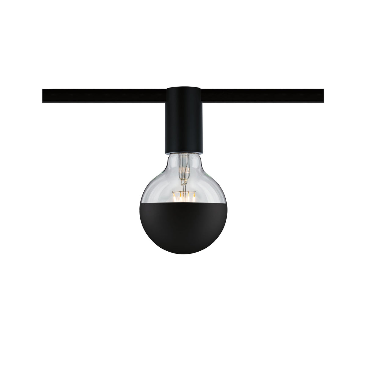 Paulmann URail Ceiling Socket max1x20W E27 Schwarz 230V Metall