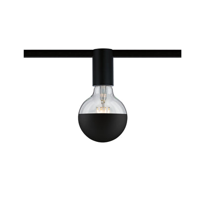Paulmann URail Ceiling Socket max1x20W E27 Schwarz 230V Metall