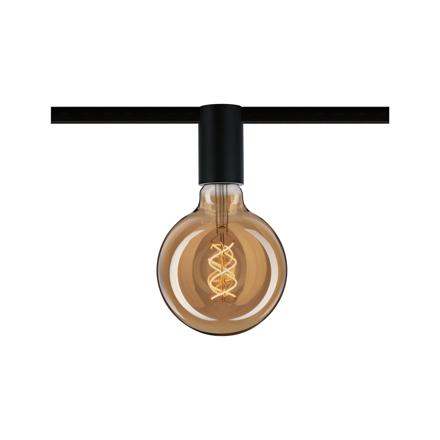 Paulmann URail Ceiling Socket max1x20W E27 Schwarz 230V Metall