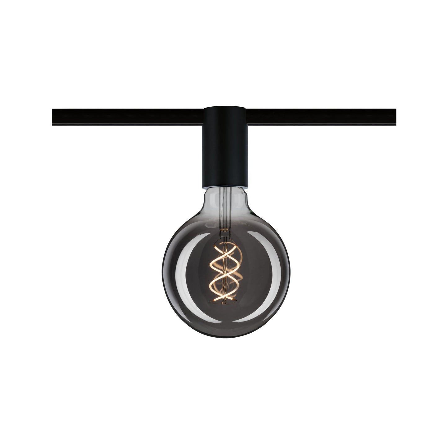 Paulmann URail Ceiling Socket max1x20W E27 Schwarz 230V Metall