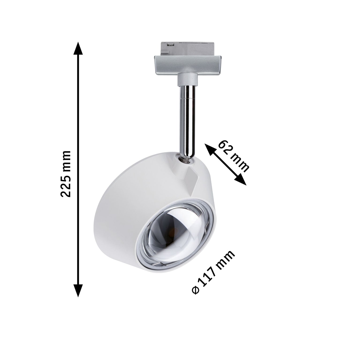 Paulmann URail LED Spot Sabik 13W Weiß matt dimmbar