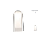 Paulmann URail LED Pendulum Arido II 1x5W GU10 Chrom matt/Klar/Satin 230V Metall/Glas