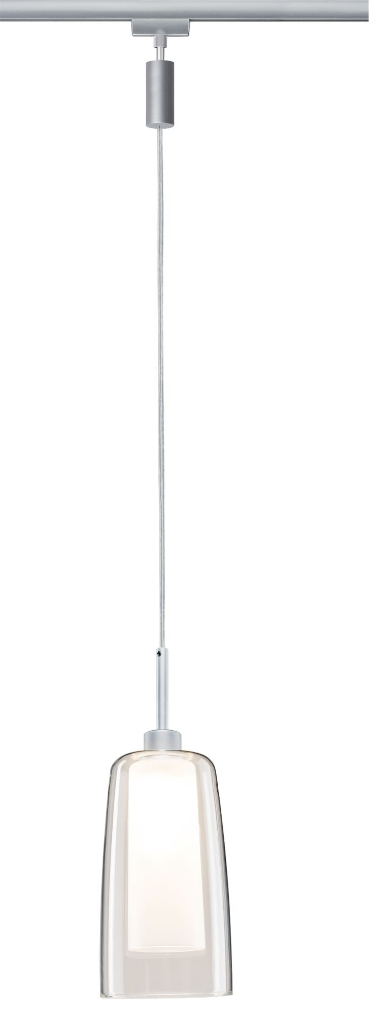 Paulmann URail LED Pendulum Arido II 1x5W GU10 Chrom matt/Klar/Satin 230V Metall/Glas