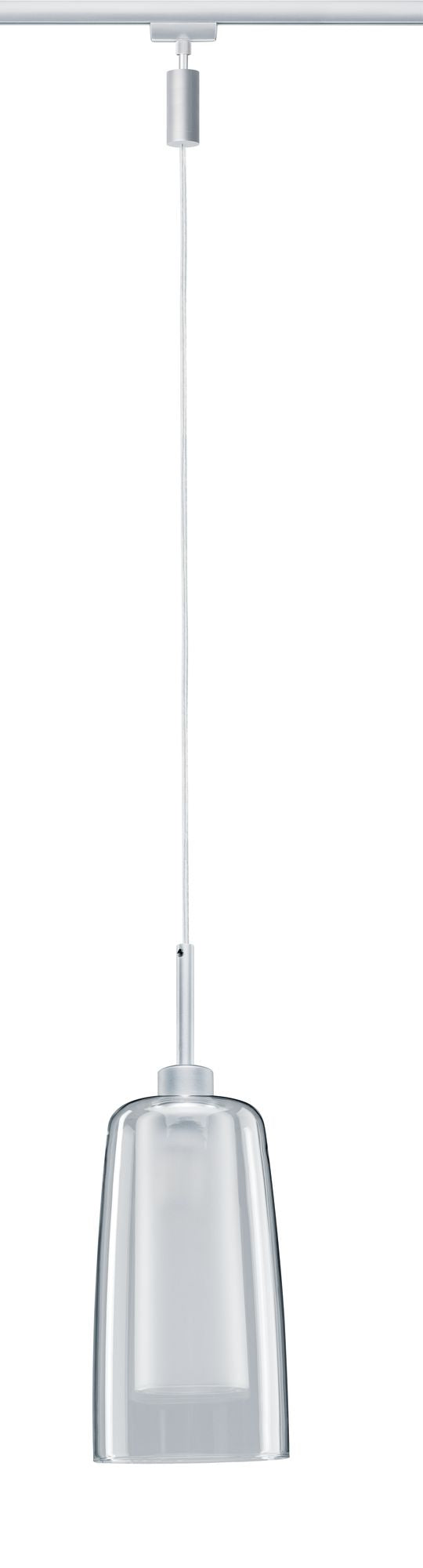 Paulmann URail LED Pendulum Arido II 1x5W GU10 Chrom matt/Klar/Satin 230V Metall/Glas