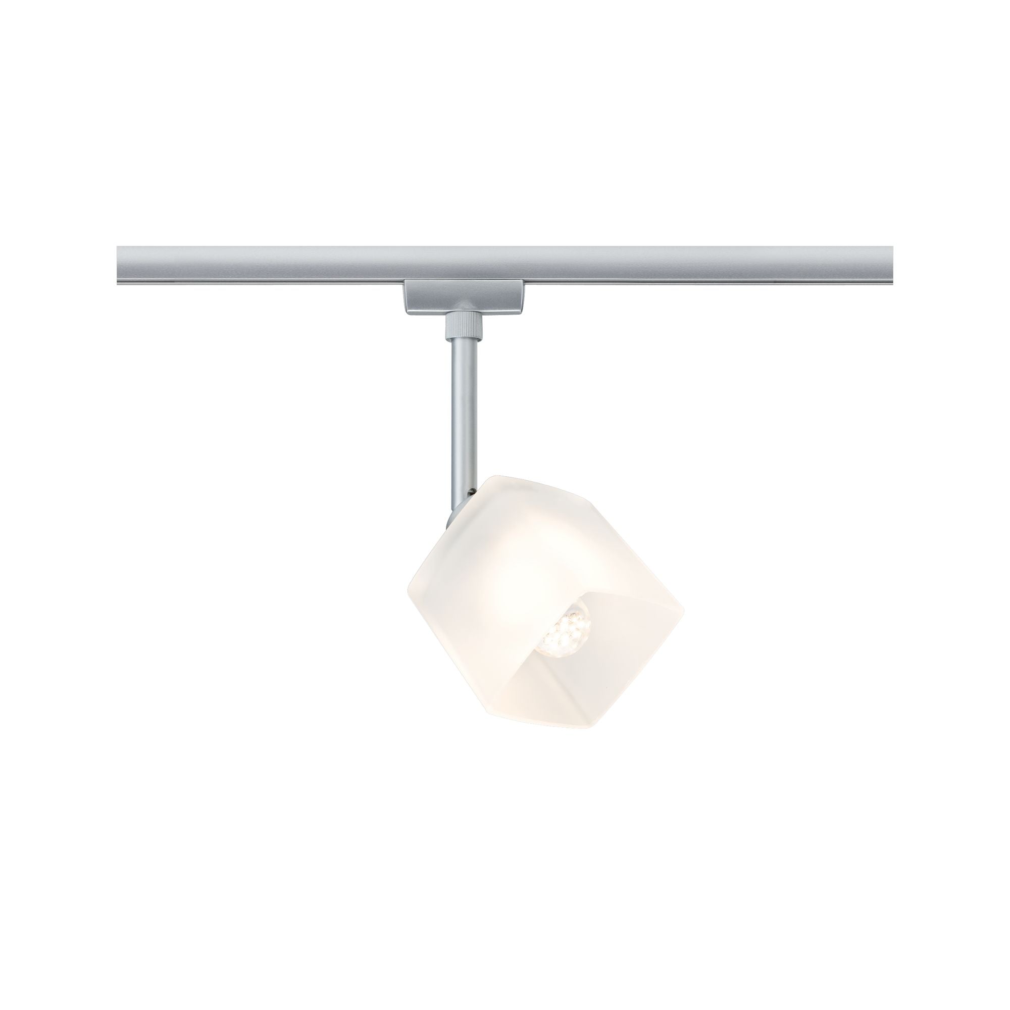 Paulmann URail Syst. Light&Easy LED Spot Quad 1x3W GU10 Chrom matt/Weiß 230V Met/Gls