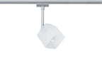 Paulmann URail Syst. Light&Easy LED Spot Quad 1x3W GU10 Chrom matt/Weiß 230V Met/Gls