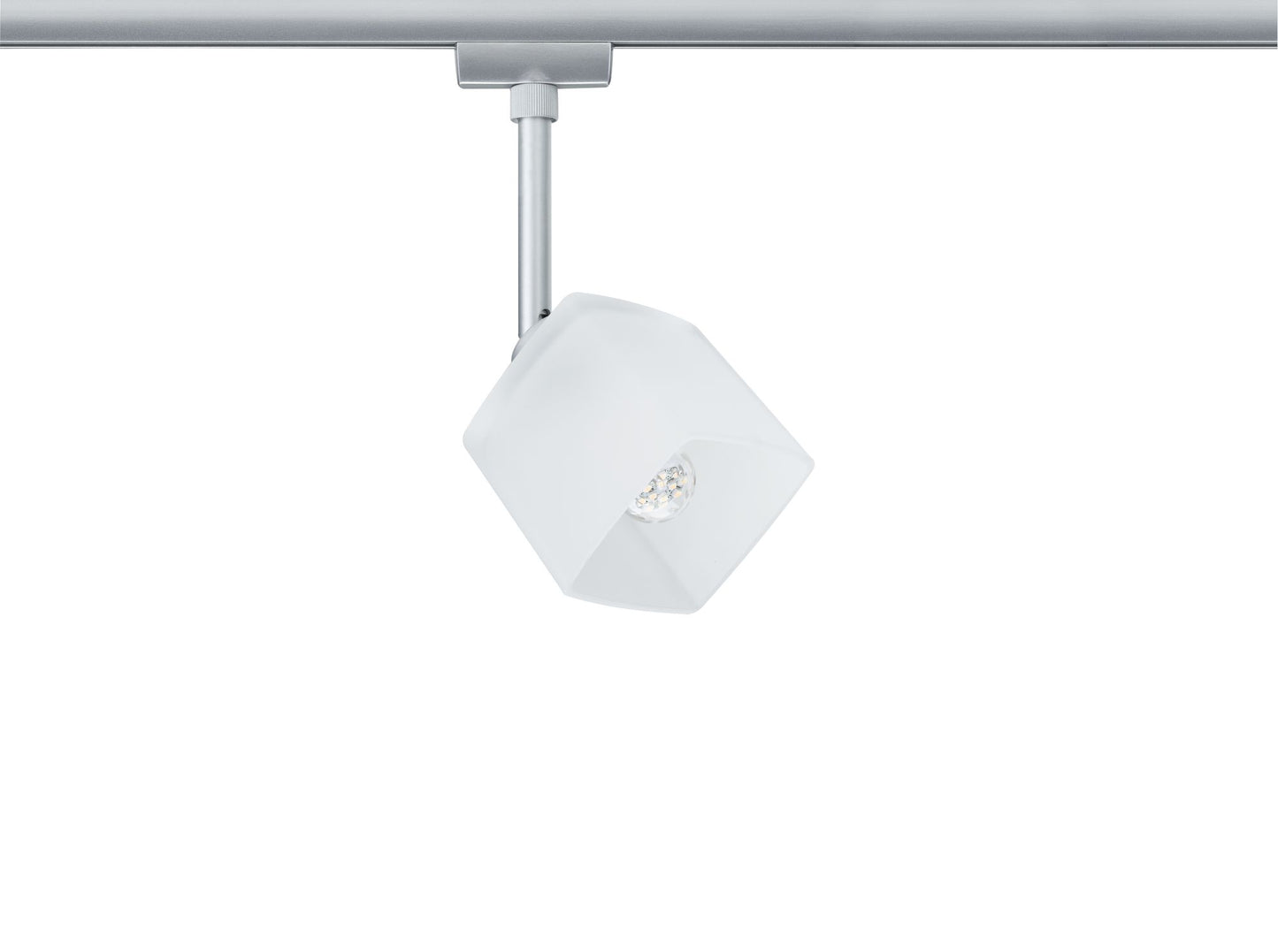Paulmann URail Syst. Light&Easy LED Spot Quad 1x3W GU10 Chrom matt/Weiß 230V Met/Gls