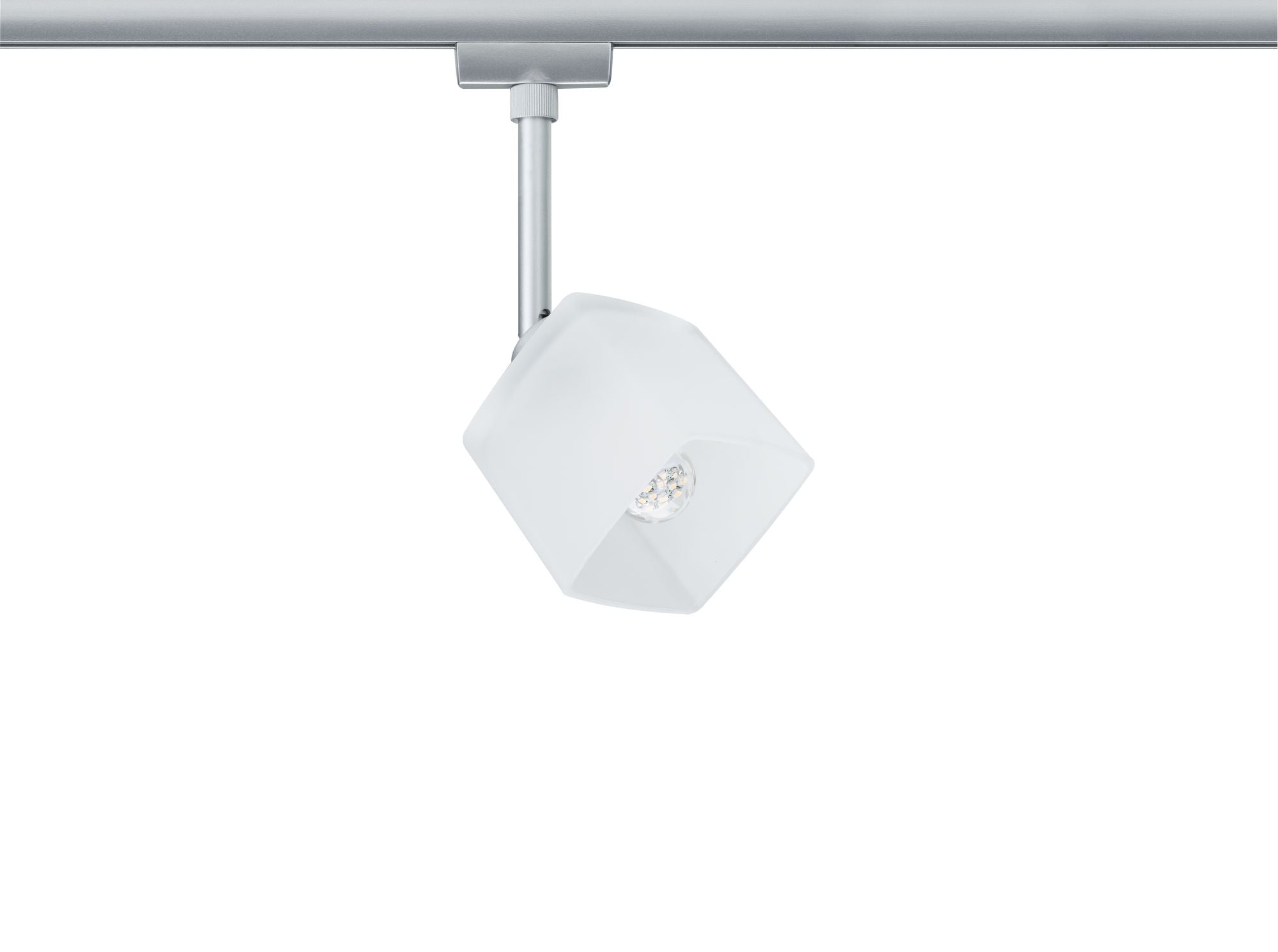 Paulmann URail Syst. Light&Easy LED Spot Quad 1x3W GU10 Chrom matt/Weiß 230V Met/Gls