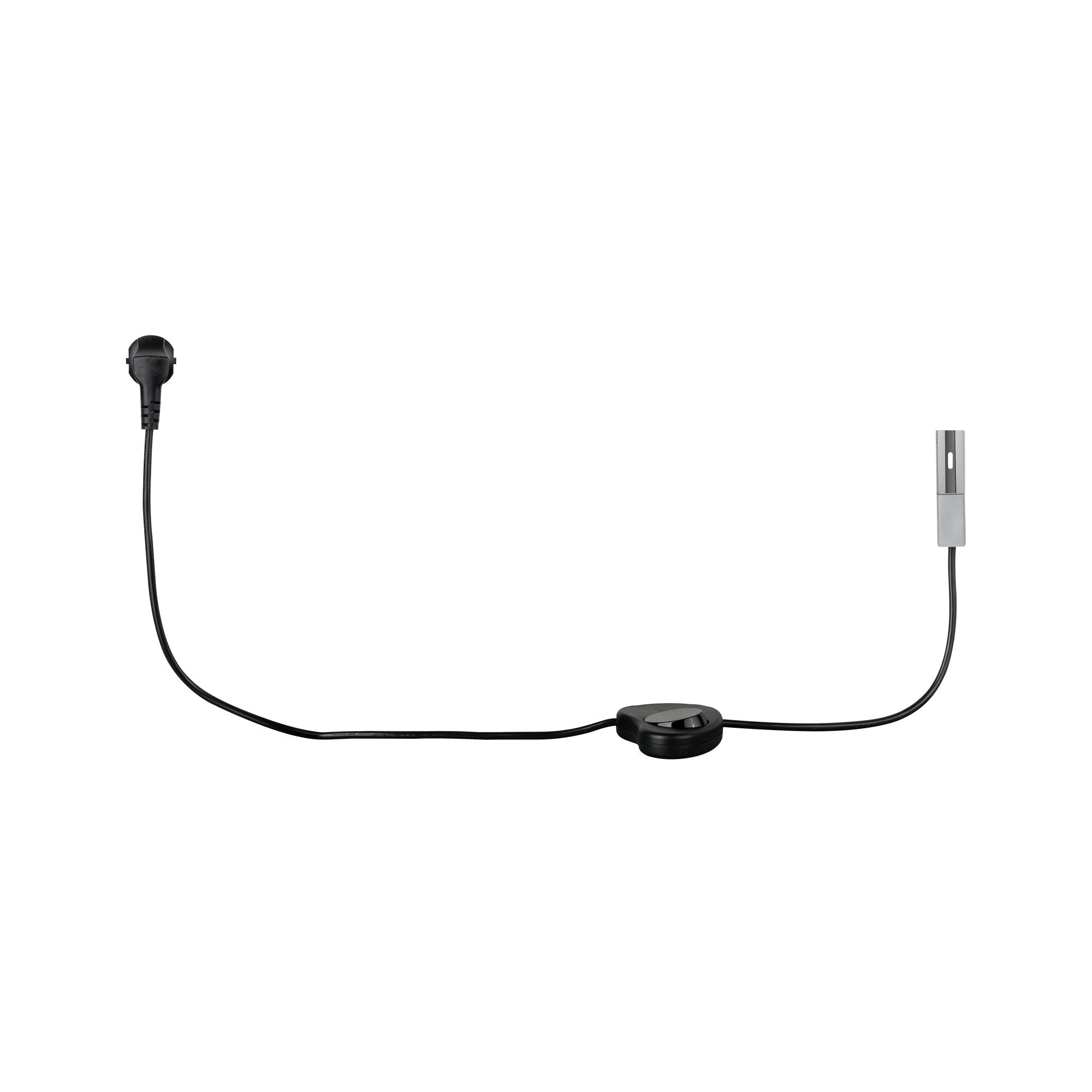 Paulmann URail System Light&Easy Einspeisung mit Kabel chrom matt 230V Metall
