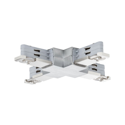 Paulmann Rail System VariLine X-Verbinder 2 Phasen max2000W/Phase Alu geb 230V Met