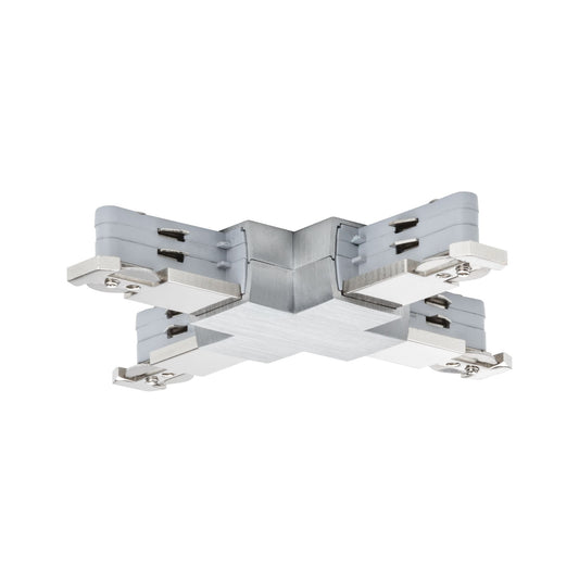Paulmann Rail System VariLine X-Verbinder 2 Phasen max2000W/Phase Alu geb 230V Met
